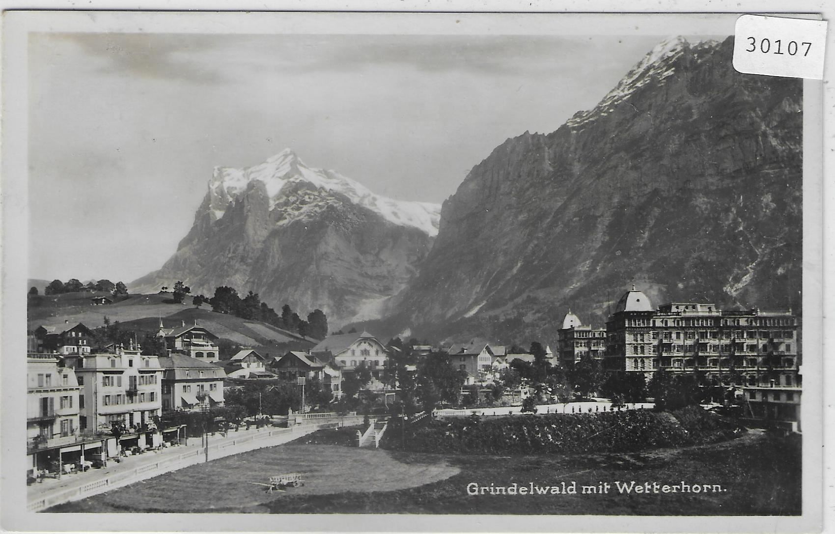 Cartoline postali: Grindelwald - Dorfansicht – Usato da Ettingen venduto da Kartenplanet