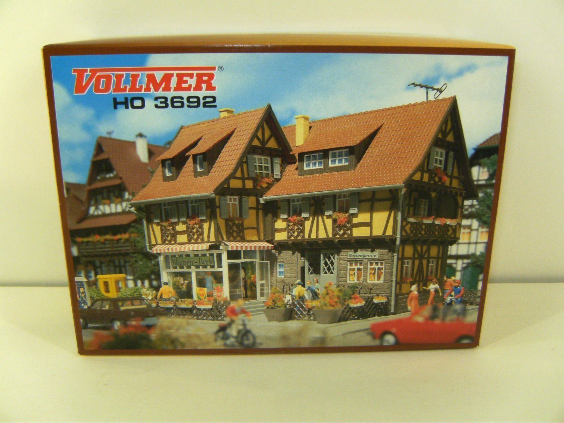 Modellini di ferrovie: Vollmer H0 3692 Blumengeschäft – Nuovo e nell'imballaggio originale da Rodersdorf venduto da Joerg11