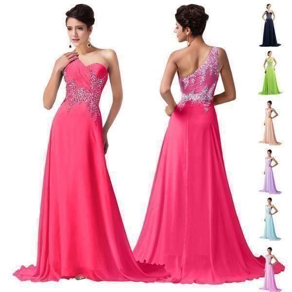 Kleider: Abendkleid Fuchsia Gr. 32/34 Chiffon – Neu und originalverpackt aus Turbenthal von sch_s72n