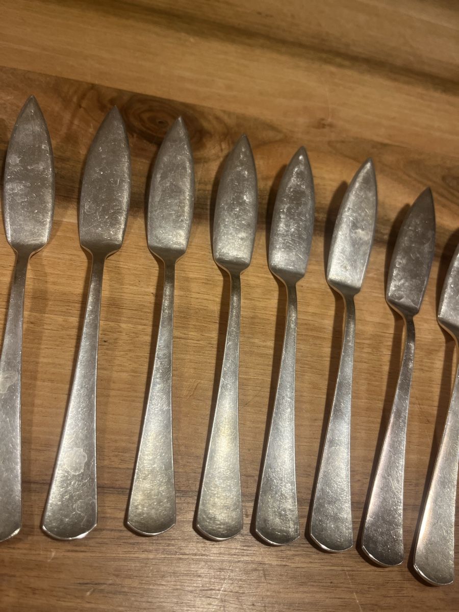 Pott Set di posate: Fischmesser 12er Set Pott Nr. 735-90-30 gebraucht – Usato da Würenlos venduto da KLG_3TBs 2