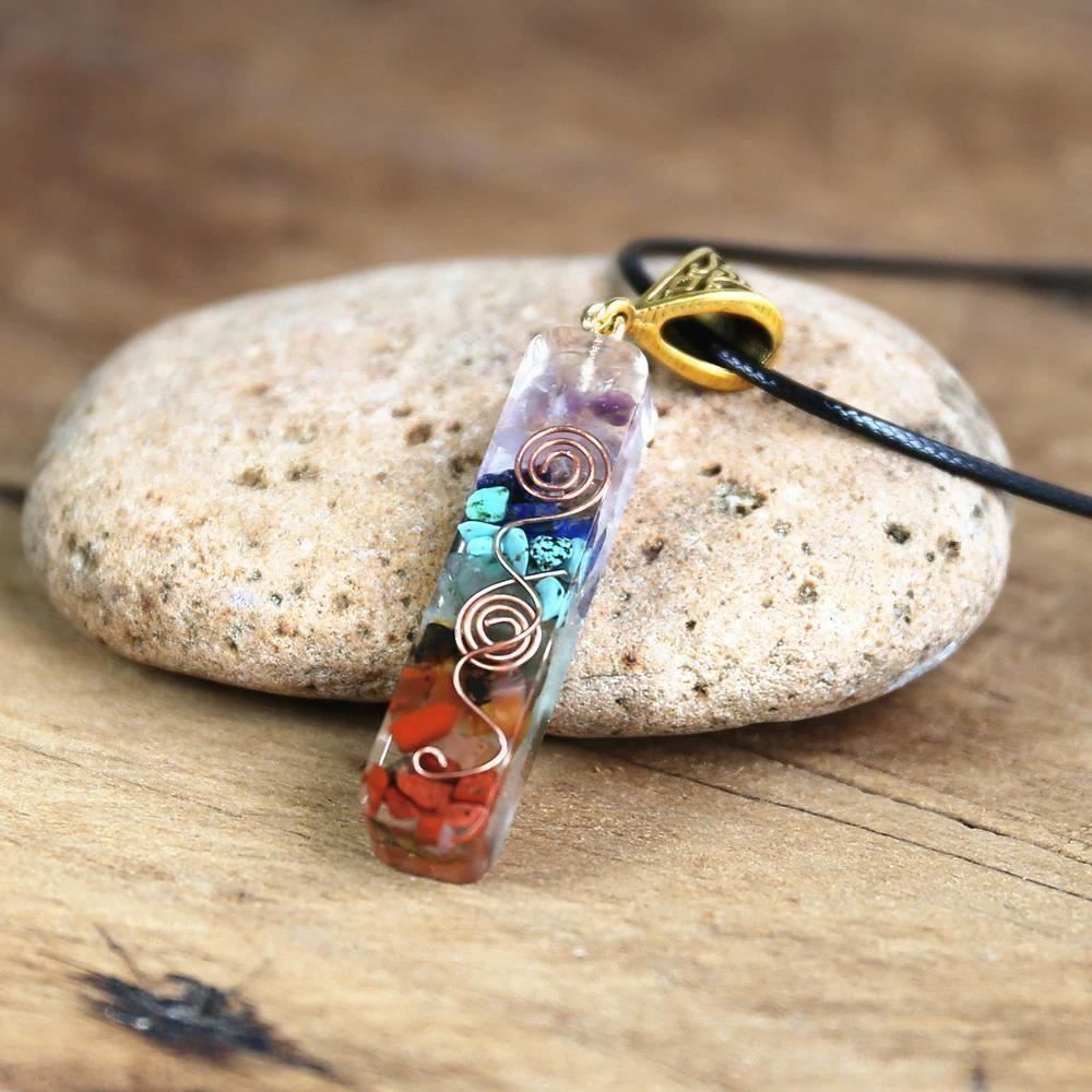 Ciondoli: Pendentif 7 Chakra - pierre naturel – Nuovo e nell'imballaggio originale da Gurmels venduto da Swisspod 1
