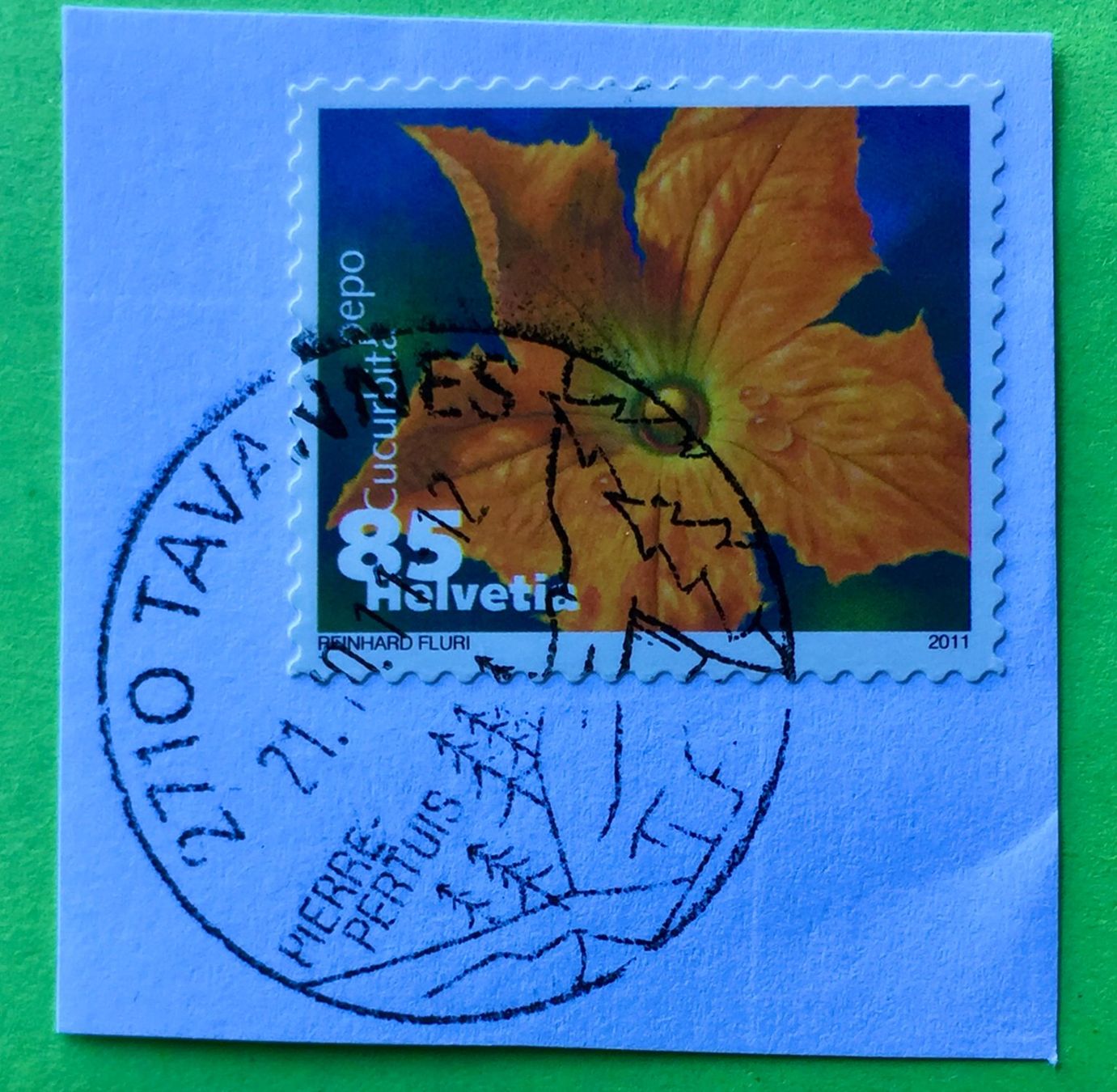 Tutti i francobolli: Nr.1376 Dauermarken Gemüseblüten 2011 mit Stempelt Zucchini – Usato da Aarau venduto da Billa007