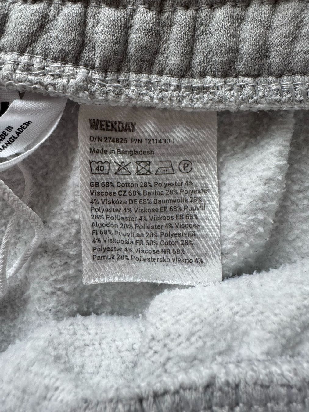 Weekday Pantaloni: Weedday Jogginhose, Traininghose. Grau. Gr. M. – Usato da Zürich venduto da Sunnyflower97 8