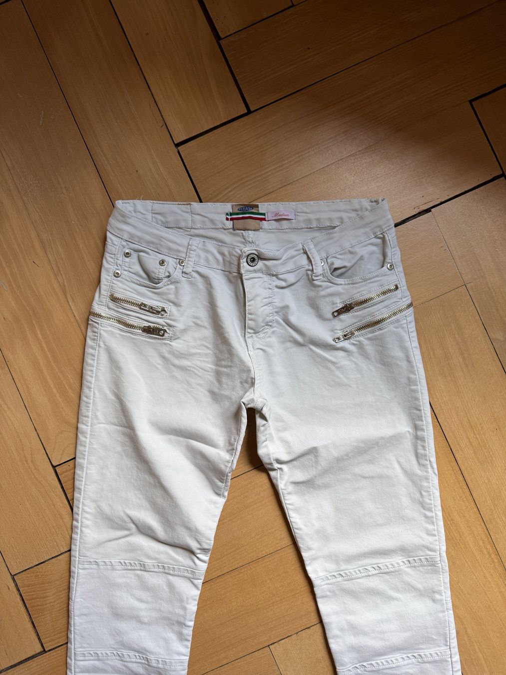 Please Jeans Pantaloni: PLEASE - Jeanshose offweiss M – Usato da Zürich venduto da Diazaio 1