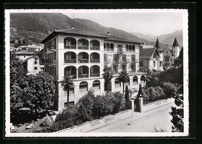 Ansichtskarten: AK Locarno, Hotel Camelia, 1951 – Gebraucht aus Berlin von bartko-reher