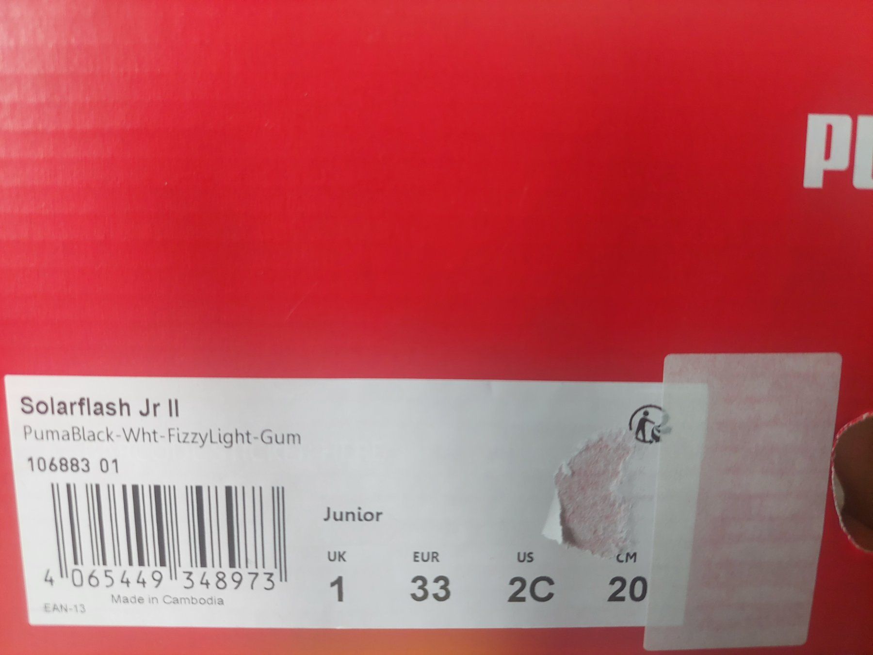 Puma Scarpe per ragazzi: Puma Solarflash JR II Hallenschuhe Grösse 33 – Nuovo (secondo la descrizione) da Beckenried venduto da Havacola 9