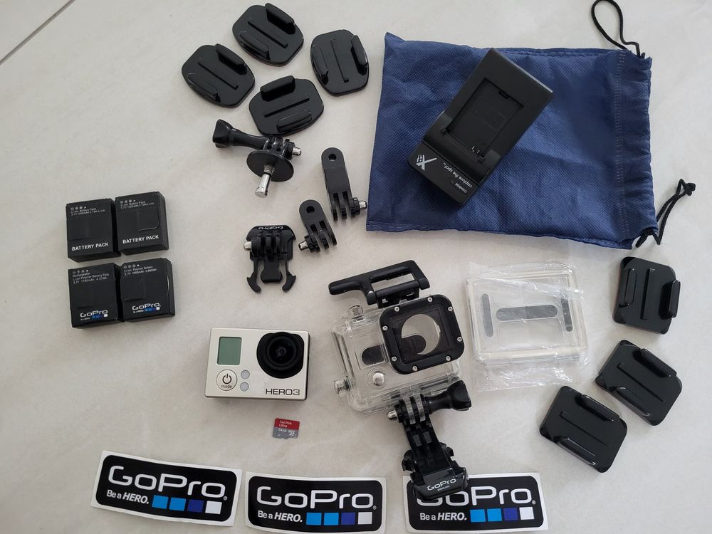 GoPro Hero 3 Silver + MicroSD 64GB (Gebraucht) in Bulle für CHF 15 ...