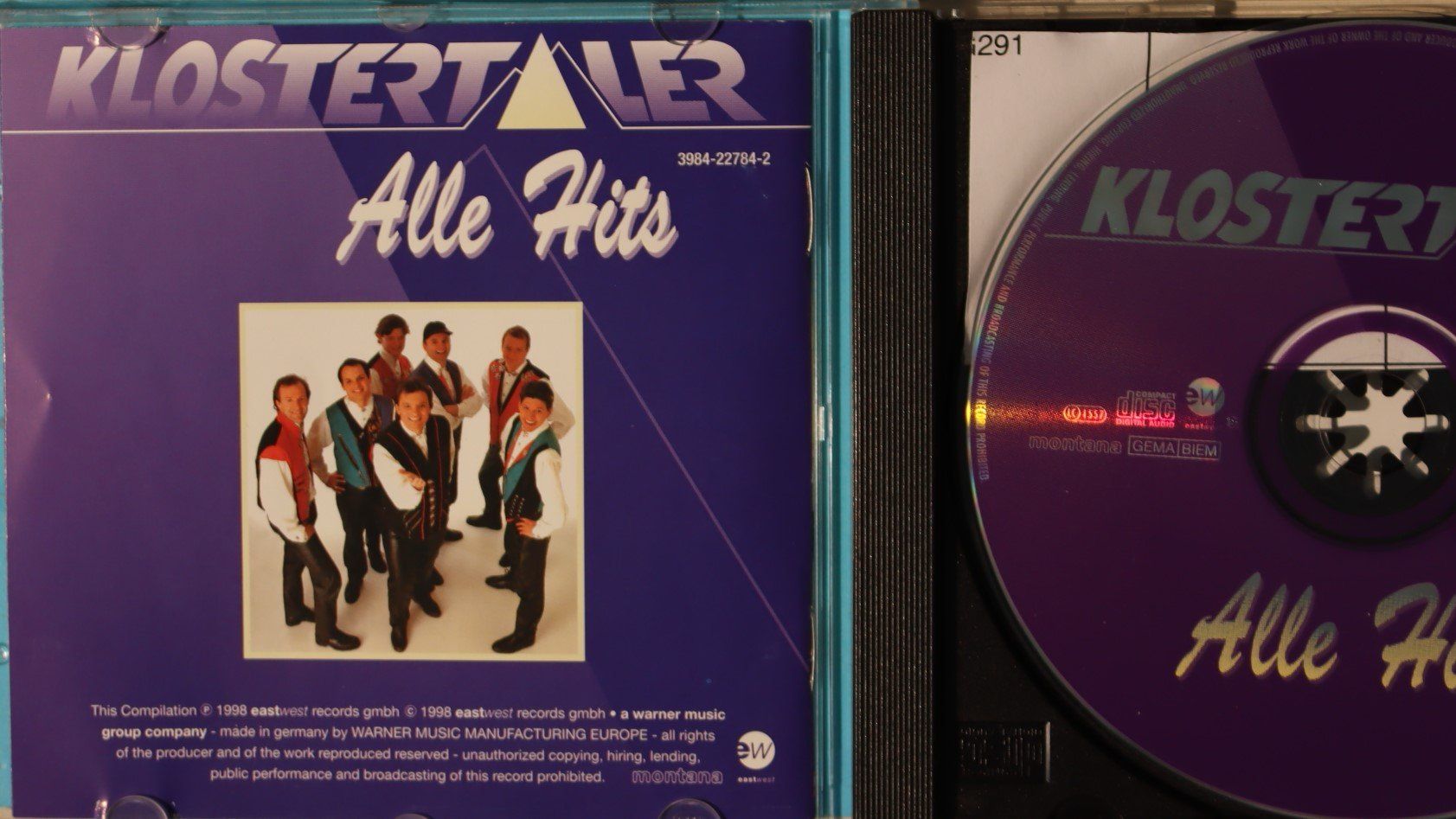 CD: Klostertaler – Alle Hits – Usato da Luzern venduto da CONTENTI 1