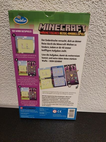 Spiele: Neu - Thinkfun - Minecraft - Magnetisches Reise-Knobelspiel – Neu und originalverpackt aus Dagmersellen von Jarsetz_Restposten 1