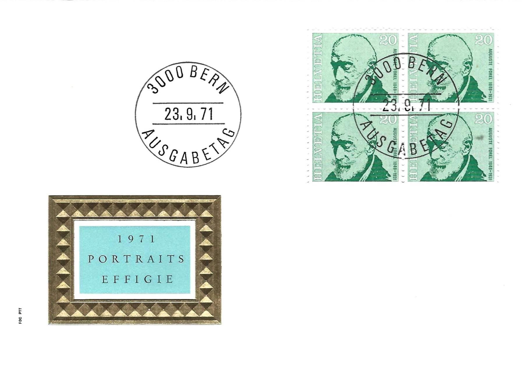 Tutti i francobolli: FDC Ersttagsstempel VIERERBLOCK 1971 – Usato da Koblenz venduto da Markenhimmel