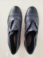 Marco Damen Schuhe Gr.38 - neuwertig, Leder, dunkelblau