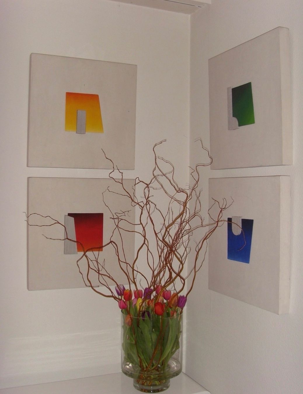 Modern Art; 1 Set à 4 Bilder/3Dimensional /Vier Jahreszeiten (Gebraucht ...
