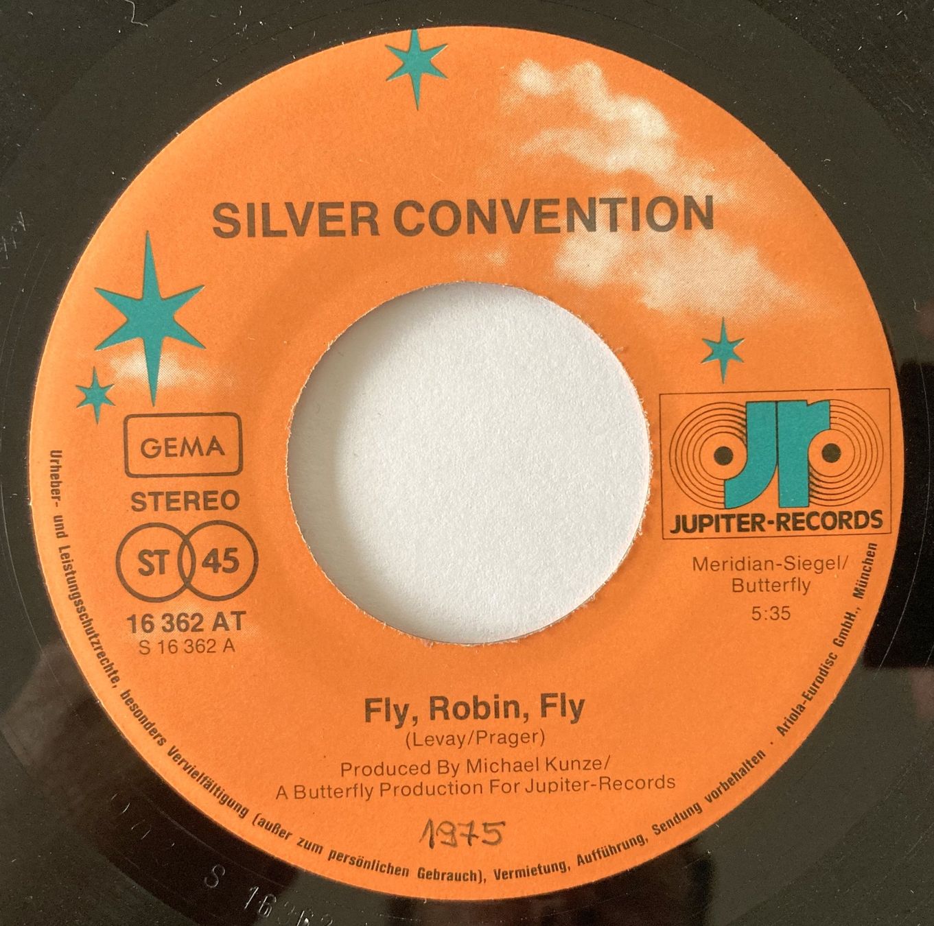 Schallplatten: SILVER CONVENTION - FLY, ROBIN, FLY – Gebraucht aus Bottens von hotter-than-hell 2