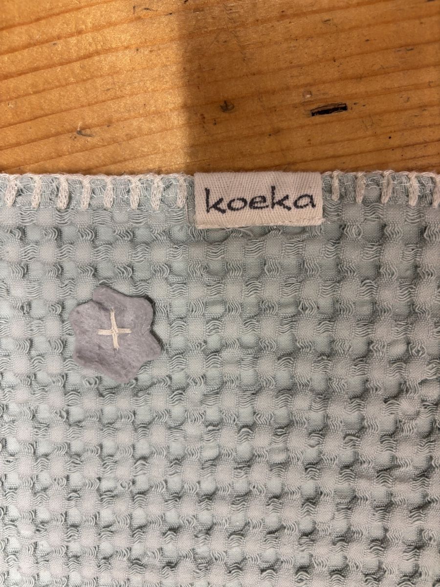 Coperte: Koeka Babydecke Mint Waffelpiqué – Usato da Büren an der Aare venduto da Nikito2001 1