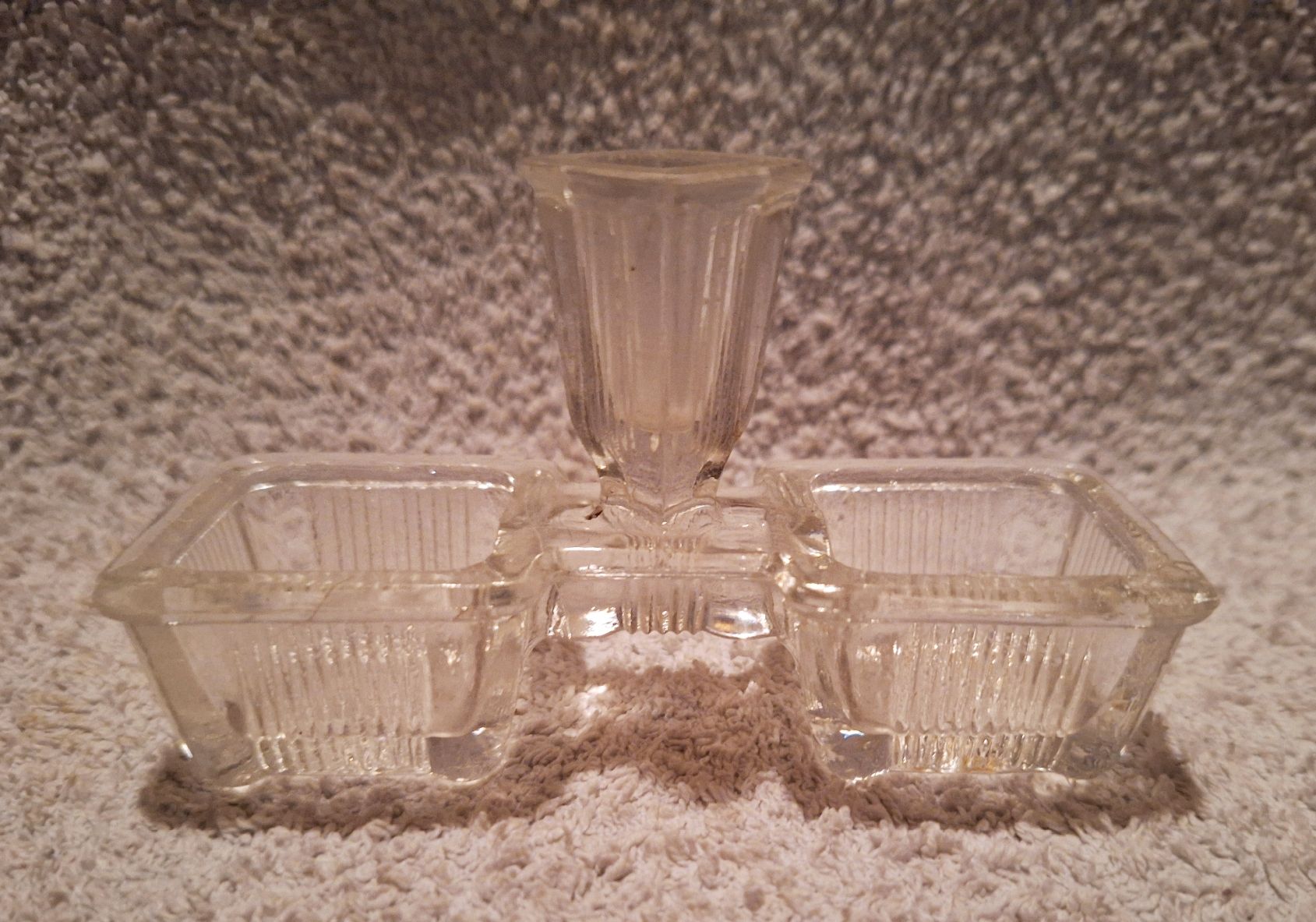 Set di piatti: Salz und Pfeffer, Glas – Usato da Vilters venduto da Fleiflomi 1