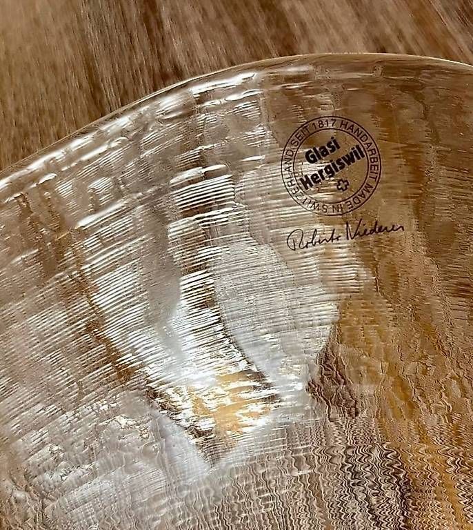 Glasi Hergiswil Piatti di portata: Glasi Hergiswil Schale 32 cm – Nuovo (secondo la descrizione) da Erlenbach ZH venduto da schnflck 4