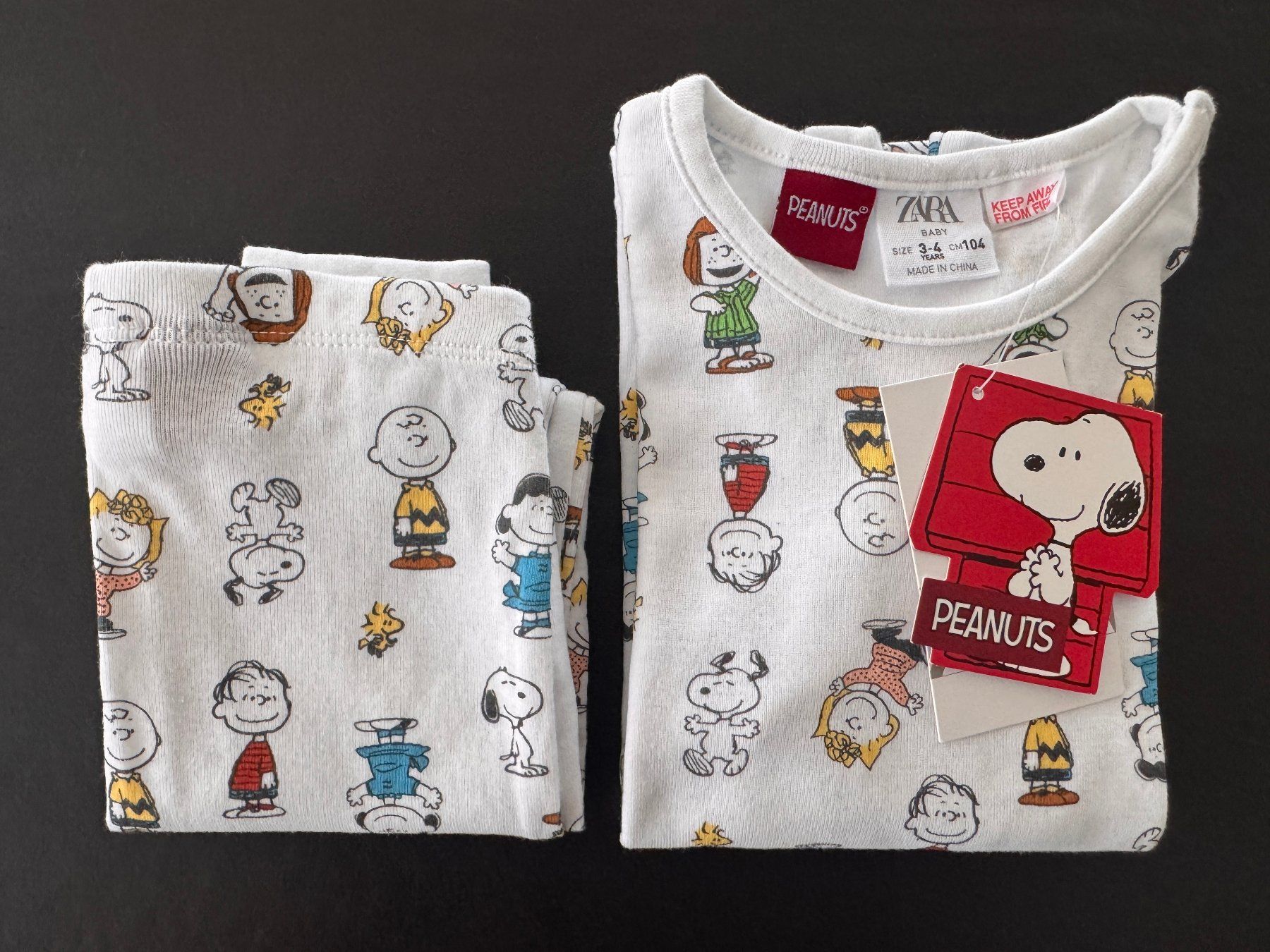 Zara Pigiama & Simili: Neu** ZARA Pyjama - Peanuts x Snoopy - Gr. 104 – Nuovo e nell'imballaggio originale da Zollikon venduto da Krenapf 2