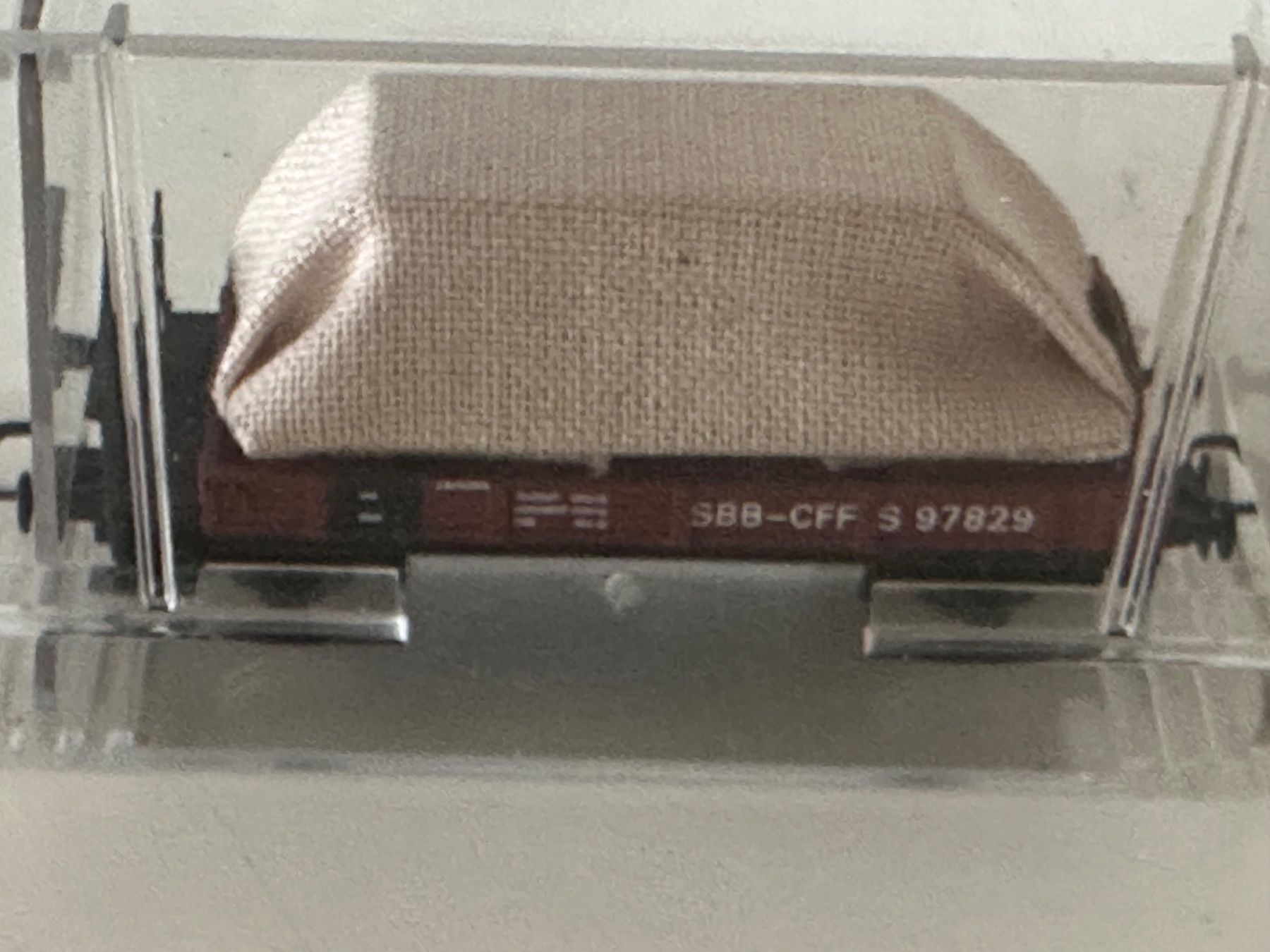 Roco Modelleisenbahnen: Ruco H0 SBB Güterwagen mit Blache – Gebraucht aus Aarburg von flacon05 2