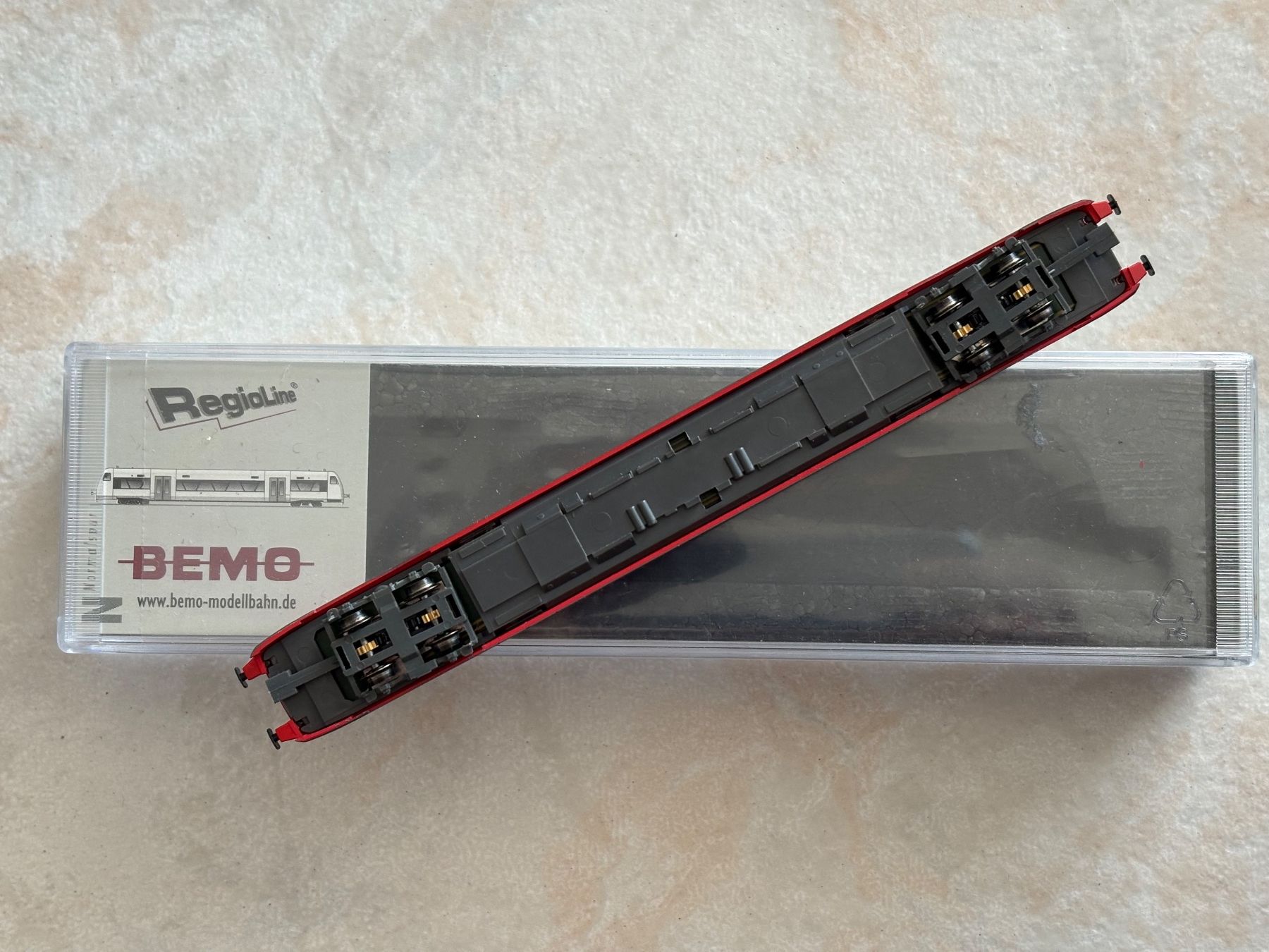 Bemo Modellini di ferrovie: Bemo 9030 901 Diesel RegioShuttle (Zahnrad Messing) – Nuovo (secondo la descrizione) da Hauterive NE venduto da eriamch 3