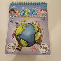 Carnet de voyage effaçable 22 jeux et activités