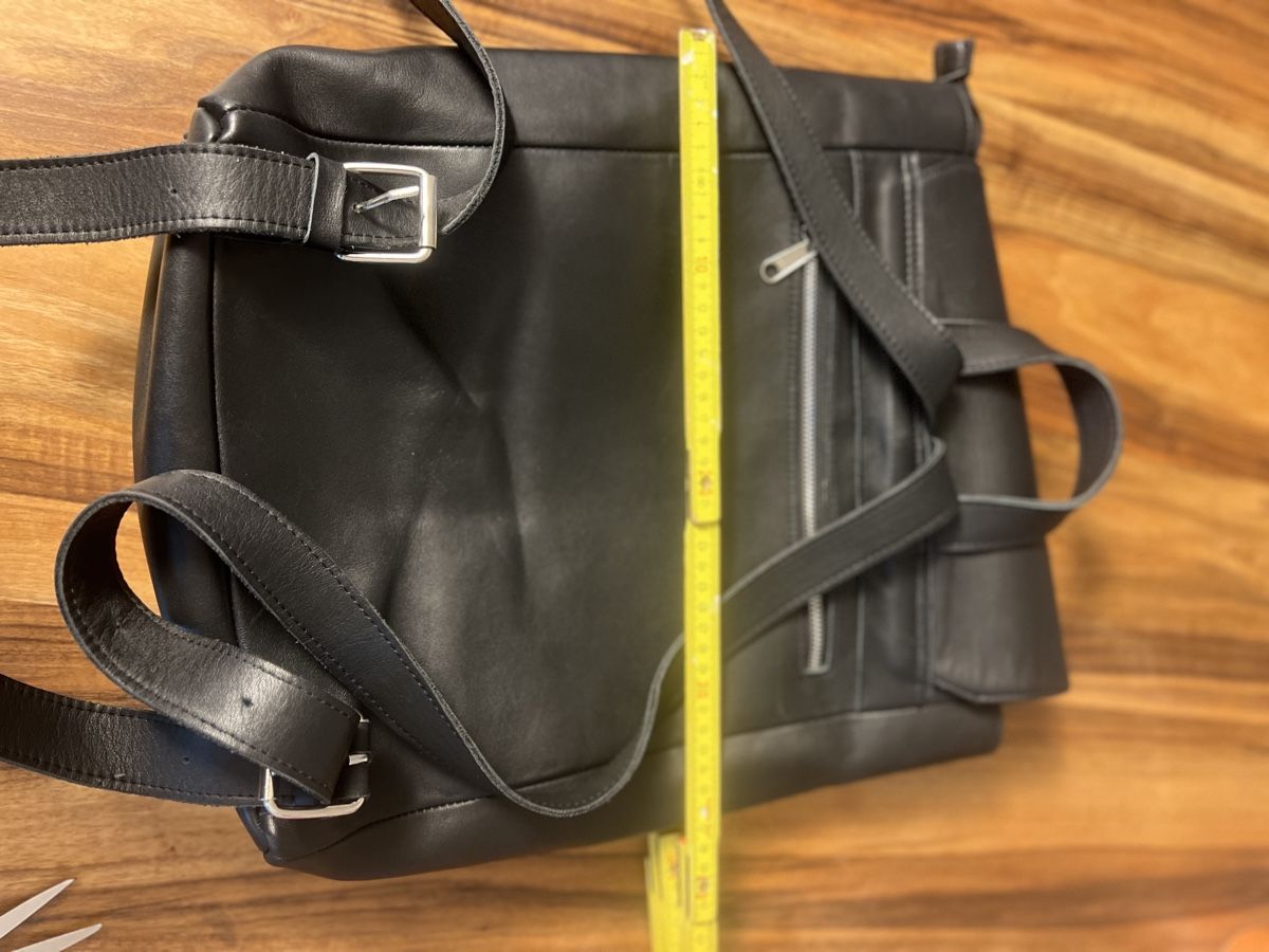 Rucksäcke: Schwarzer Rucksack Echtleder – Neu (gemäss Beschreibung) aus Bad Zurzach von Aquengel 8