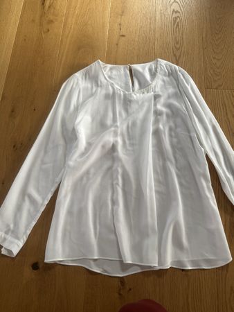 Langarm Bluse mit Perlendetail