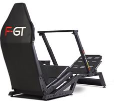 Ganzes Racing Setup mit Wheel Base Sitz und Monitor