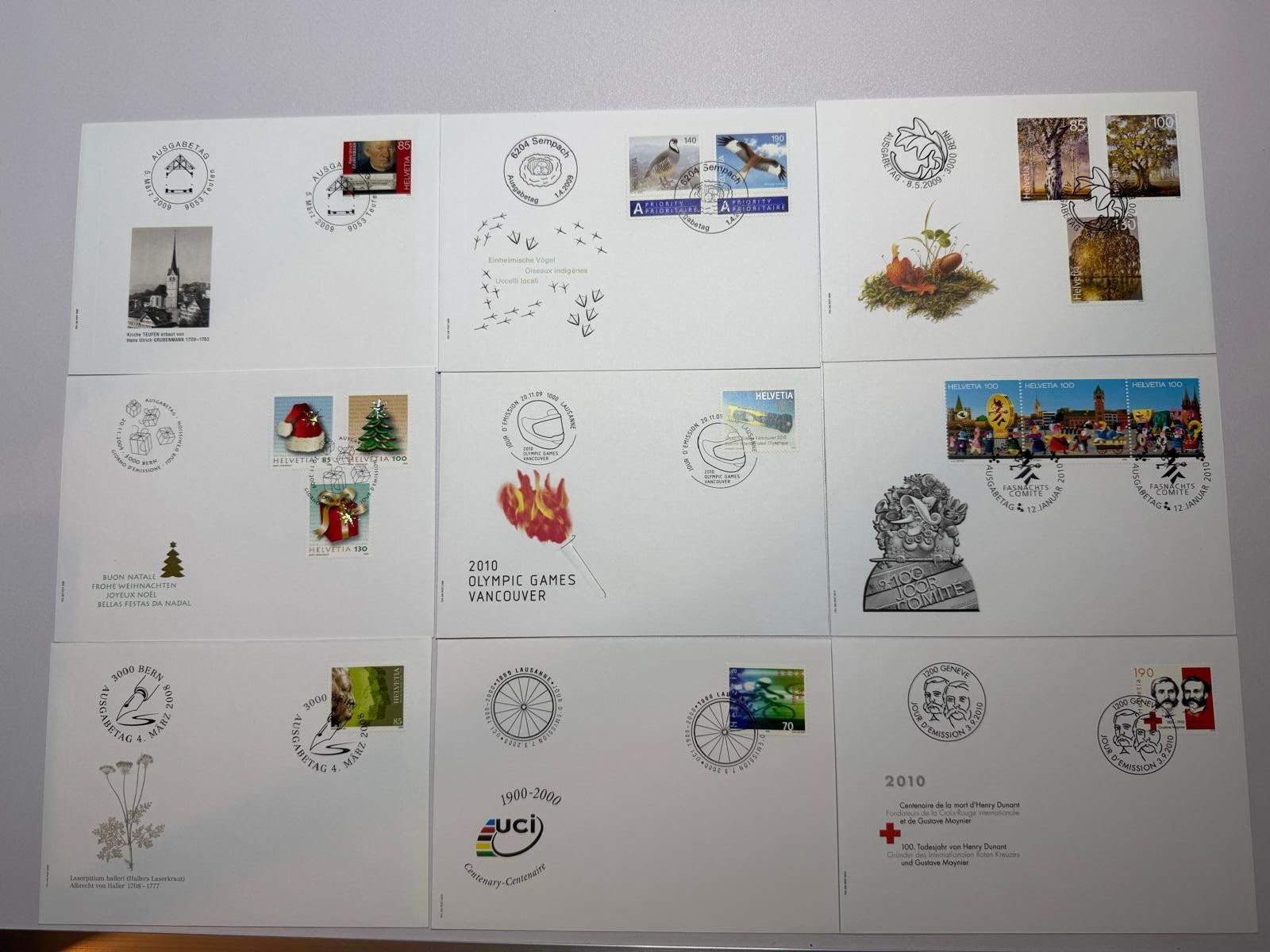 Tutti i francobolli: 9 Stück Ersttagsbrief (6) – Nuovo (secondo la descrizione) da Tafers venduto da nicole.ts