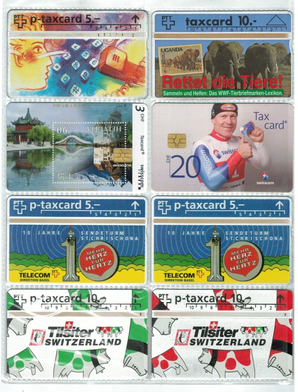Swisscom Schede telefoniche: 8 Taxcards – Usato da Zürich venduto da Tolima194
