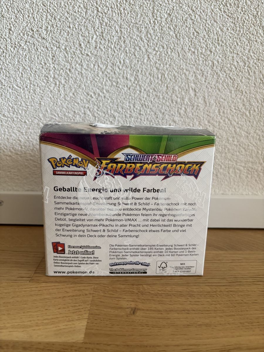 Pokémon Carte collezionabili: Pokemon Farbenschock Display DE – Nuovo e nell'imballaggio originale da Worblaufen venduto da tbegsr 1