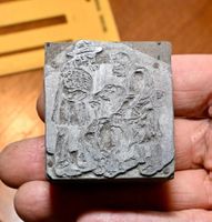 alter DRUCKSTOCK Klischee WERBE Zeller's Futter-Kalk klein