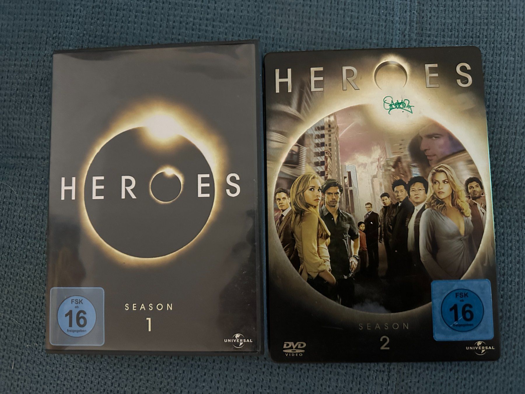 Tutti i DVDs: Heroes Staffel 1 + 2 – Usato da Basel venduto da jannickpascal