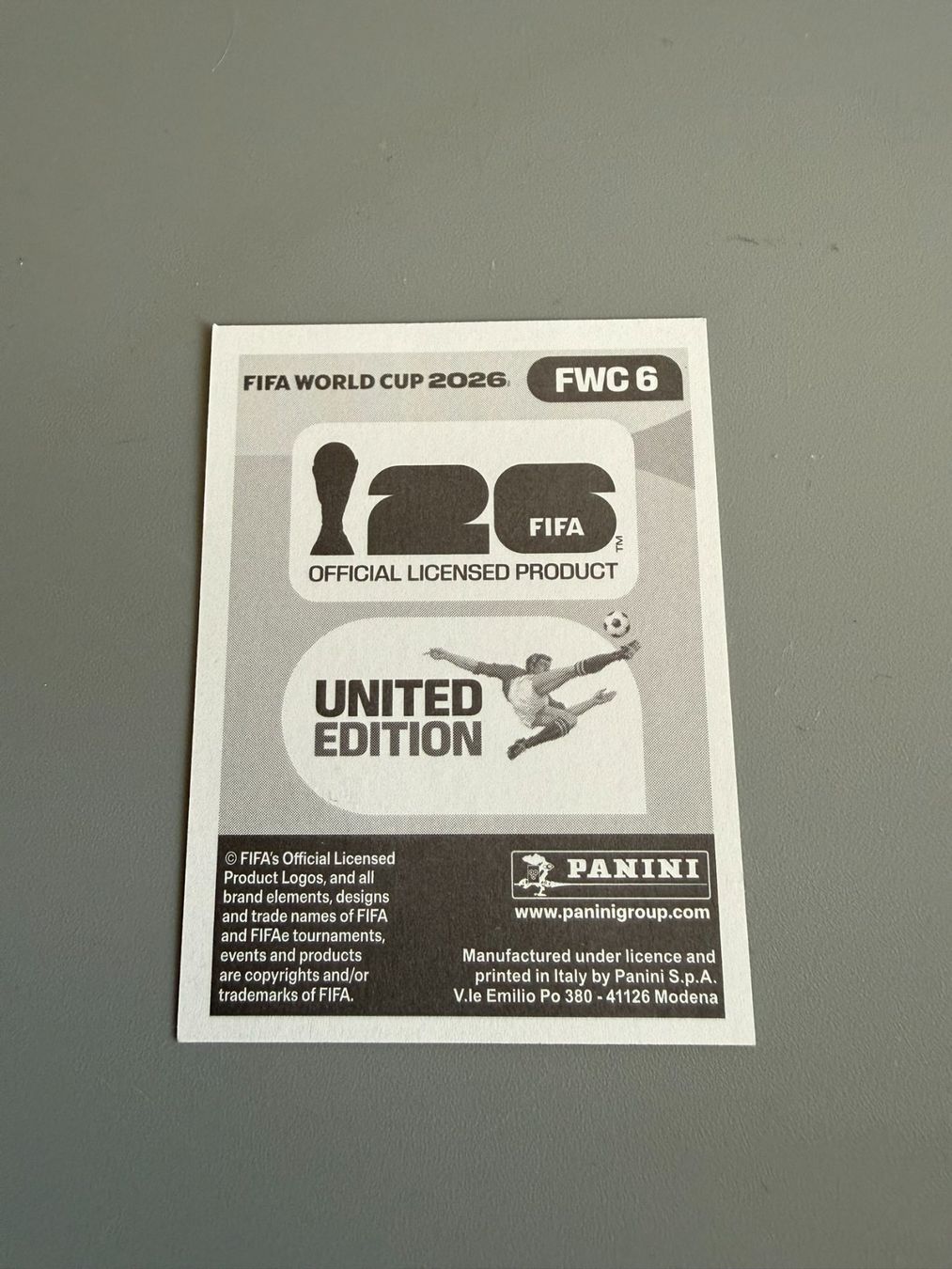 Panini Cartes à collectionner: Panini FWC6 – D'occasion à Liebefeld par Ronaldo-1996 1