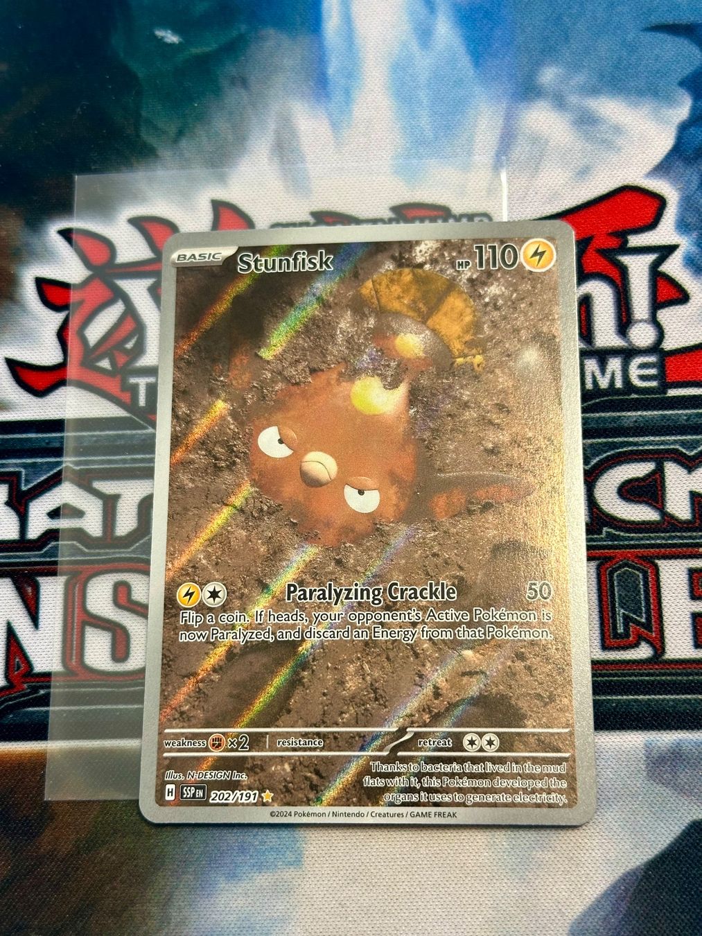 Pokémon Sammelbilder & Trading cards: Pokémon / Stunfisk / SSP 202 / Illustration Rare / Mint – Gebraucht aus Brugg AG von mic_yr7v 1