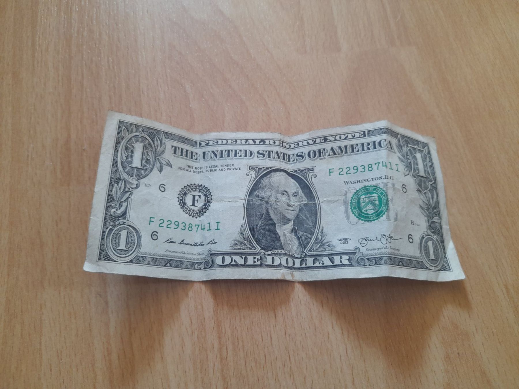 Billets de banque: 1 US Dollar Schein (Banknote) – D'occasion à Lustmühle par chevi03