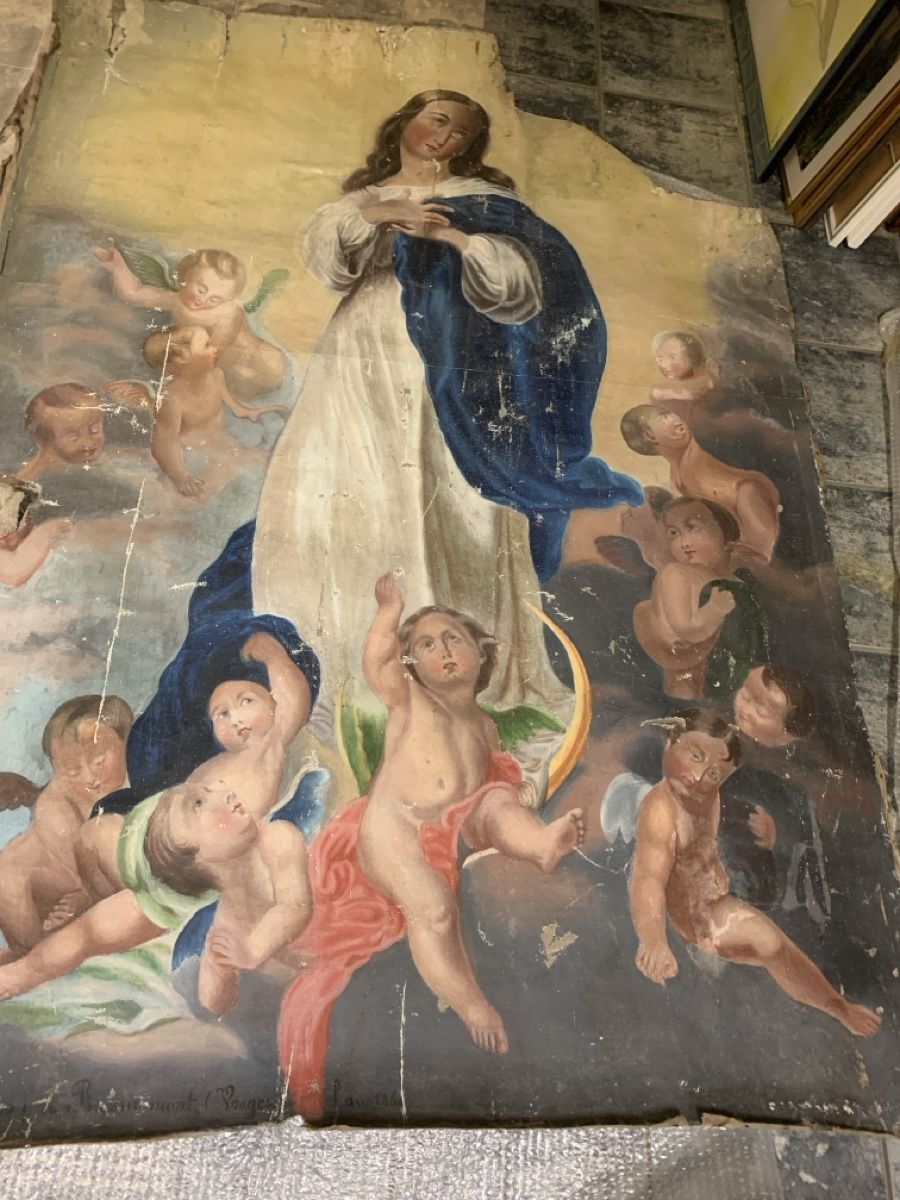 Dipinti: Mondsichel Madonna 1861 – Difettoso da Wolfhalden venduto da SecondAntique 2