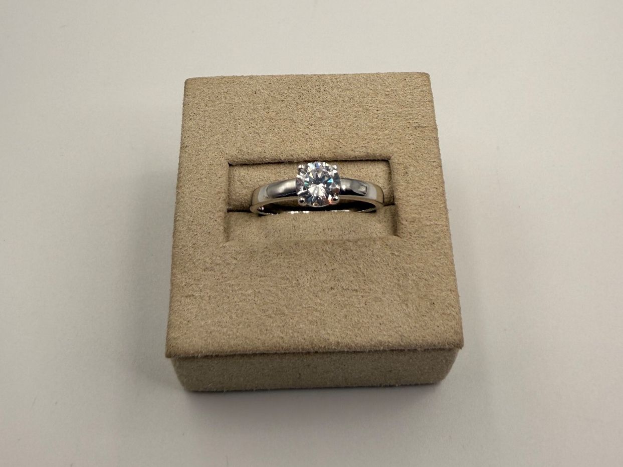 Anelli: Solitaire Ring Silber 925 Zirkonia Gr. 54 – Nuovo e nell'imballaggio originale da Zug venduto da gold.schmuck 1