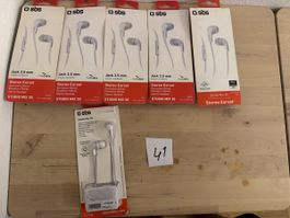 sbs earset jack 3.5mm studio mix 30 6stk 41