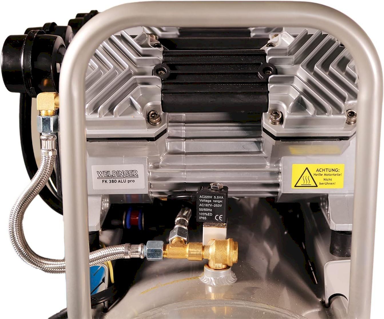 Compressori: WELDINGER FK380Alu pro Flüsterkompressor – Nuovo e nell'imballaggio originale da Bottighofen venduto da zaap 4