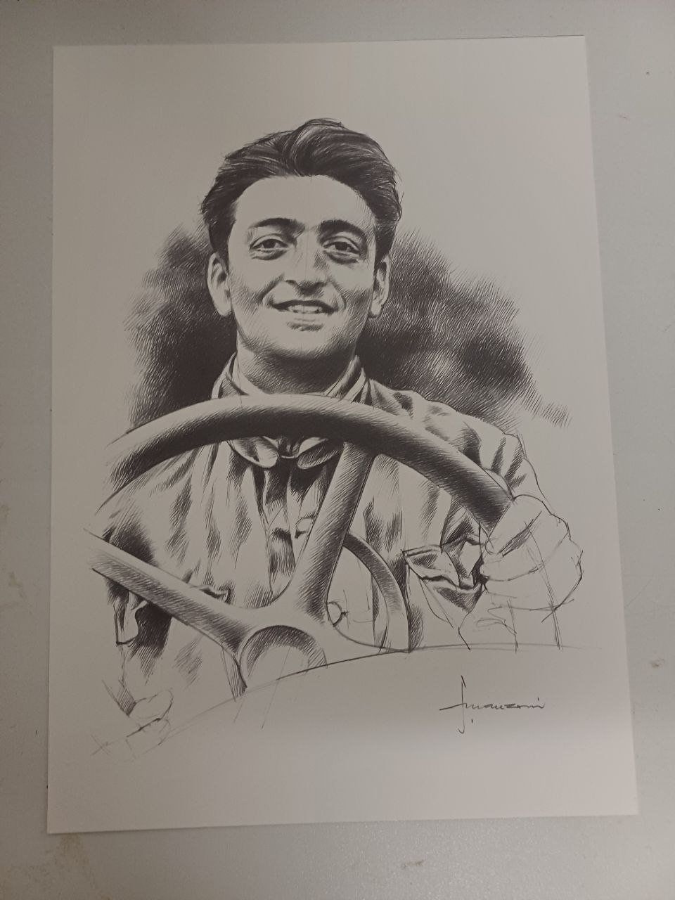 Poster & Bilder: Enzo Ferrari – Gebraucht aus Bern von Yunkom
