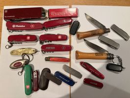 Lot de couteau de poche divers