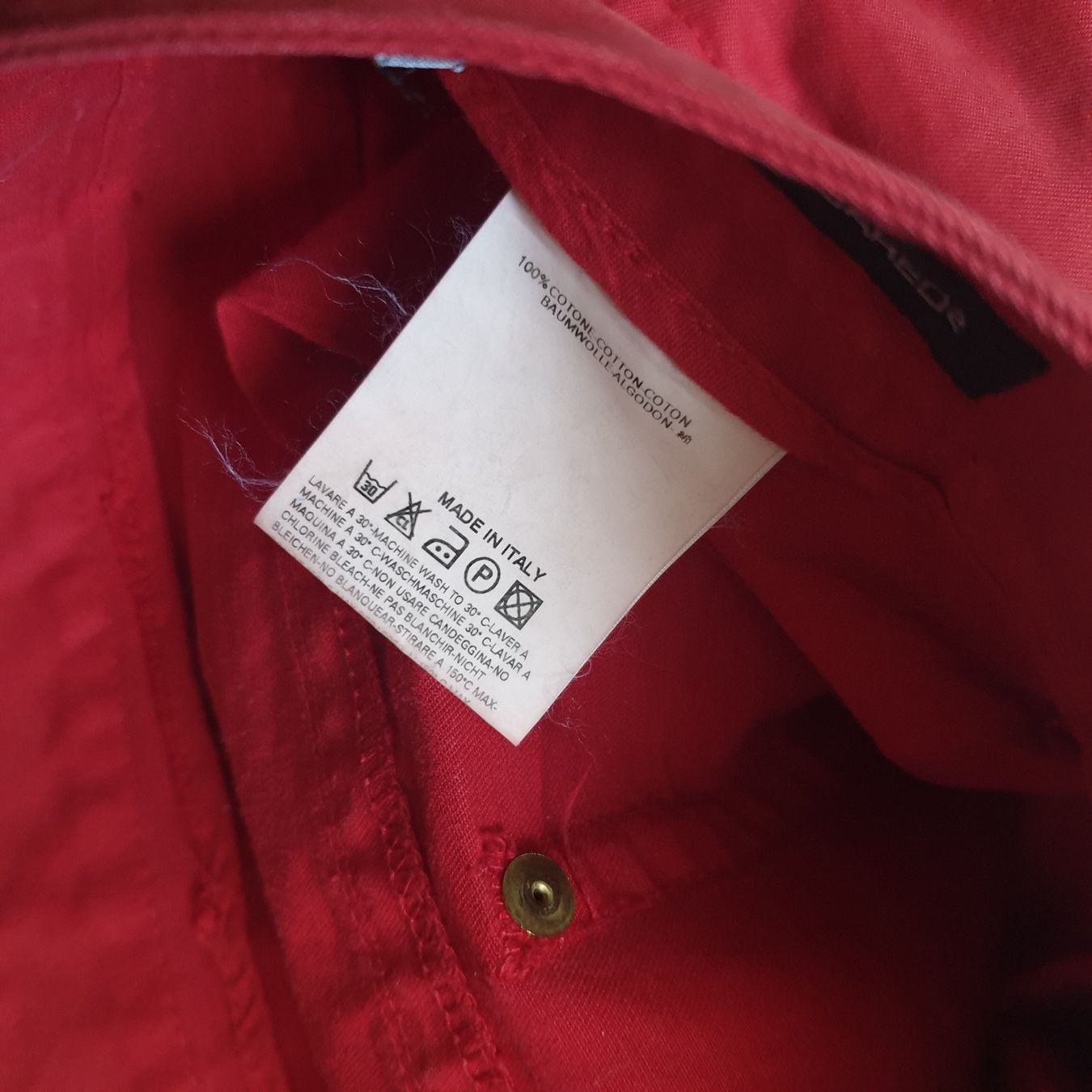 Dsquared2 Jeans: Dsquared rote Jeans Gr. Ital. 44 – Neuf (Voir description) à Frenkendorf par Moon111 4