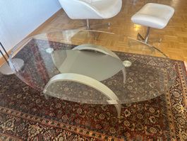 Glas-Salontisch 125 x 80cm