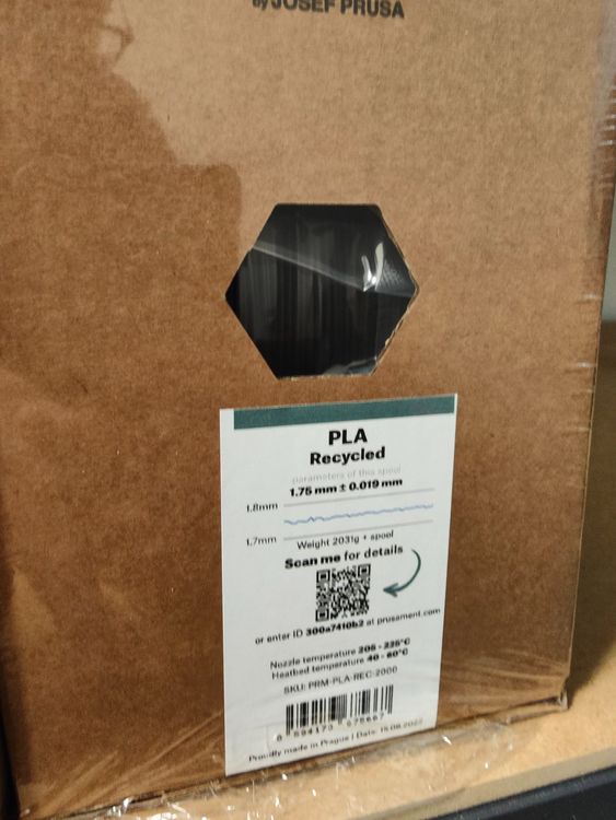 Filament - Prusament rPLA - 2 KG (Neu und originalverpackt) in Belp für ...