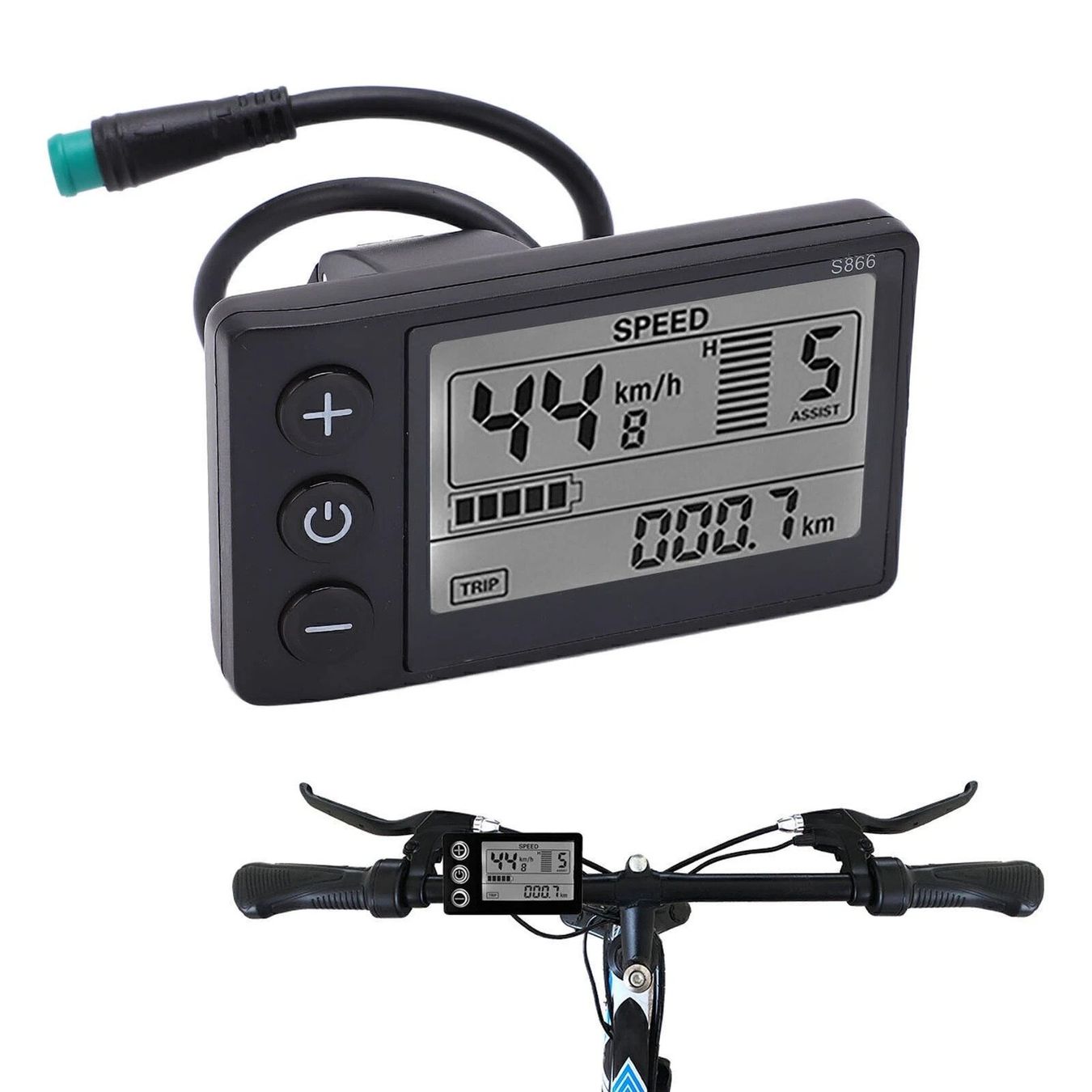 Ersatzteile: Meter LCD-Display Panel Bedienfeld für E-Bike velo – Neu (gemäss Beschreibung) aus Kirchdorf AG von Lionstein