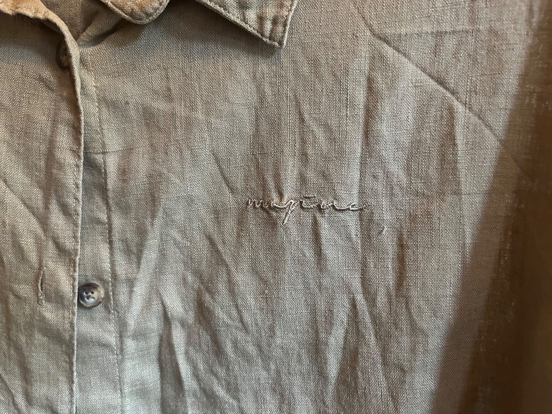 Blusen: MAZINE Sommerbluse, Khaki, Gr. S – Gebraucht aus Innertkirchen von salmalo 2