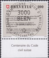 2012, Nr.1422 "Zivilgesetzbuch" mit ET-Voll-Stempel +TABS.