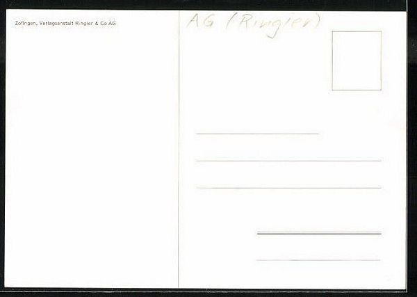 Cartoline postali: Zofingen, Verlagshaus Ringier & Co AG – Usato da Frauenfeld venduto da POML 1