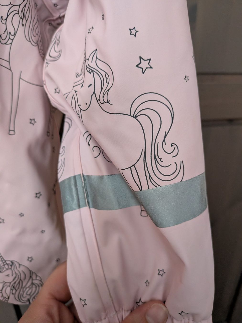 Jacken & Mäntel: Regenjacke Einhorn rosa mit Reflektoren – Gebraucht aus Pfaffhausen von ZwergeUndMehr 4