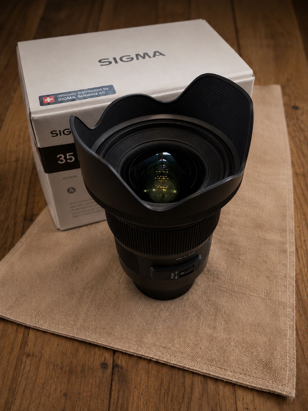 Sigma Obiettivi: Sigma 35mm f/1.4 – Nuovo (secondo la descrizione) da Zürich venduto da guille.arg